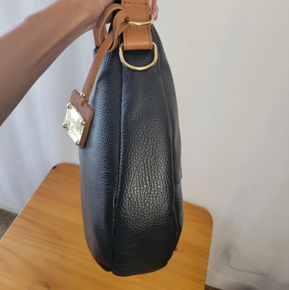 Valentina Leather Hobo Bag - Picture 5 of 15